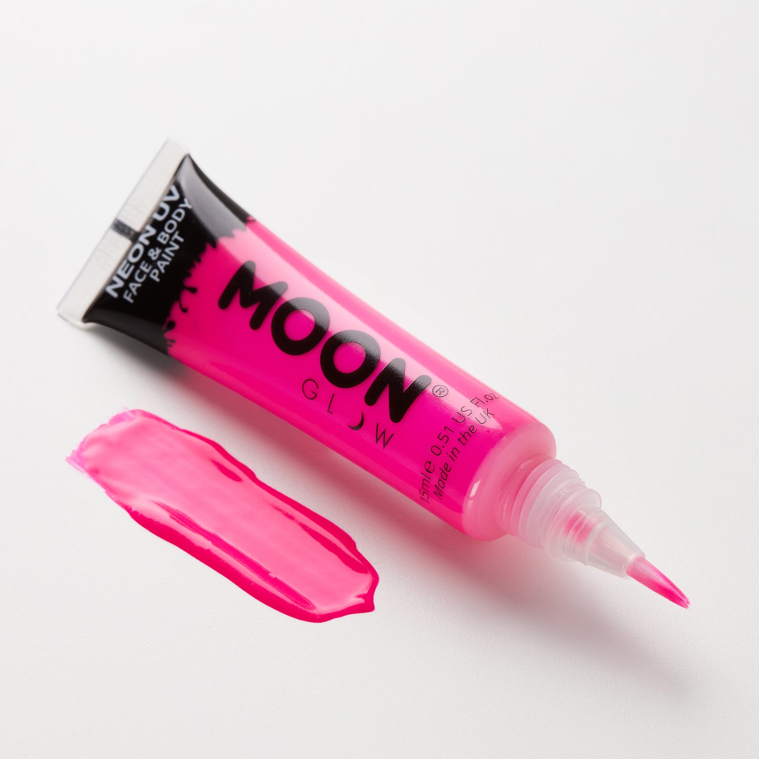 Neon UV Face & Body Paint with Brush Applicator