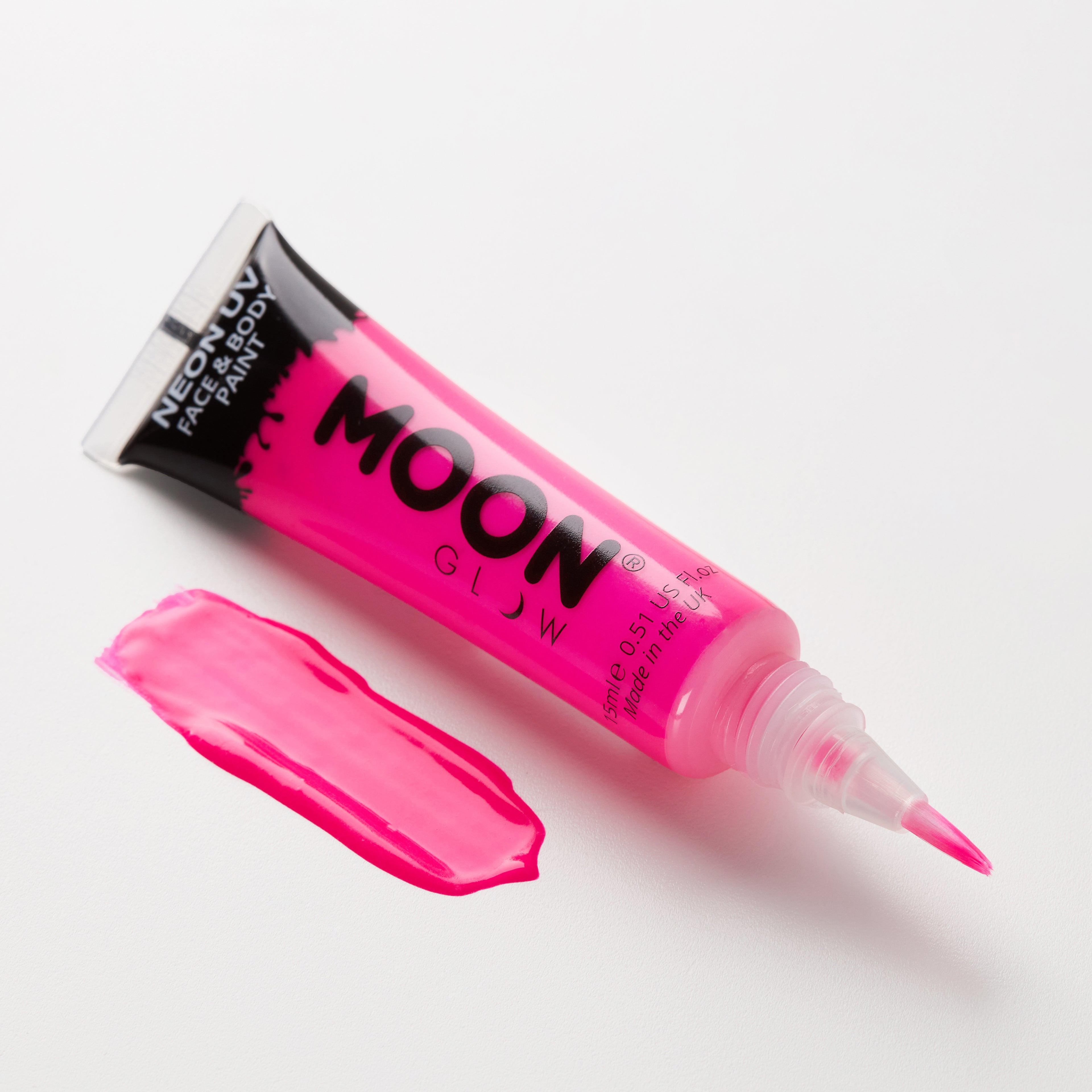 Neon UV Face & Body Paint with Brush Applicator