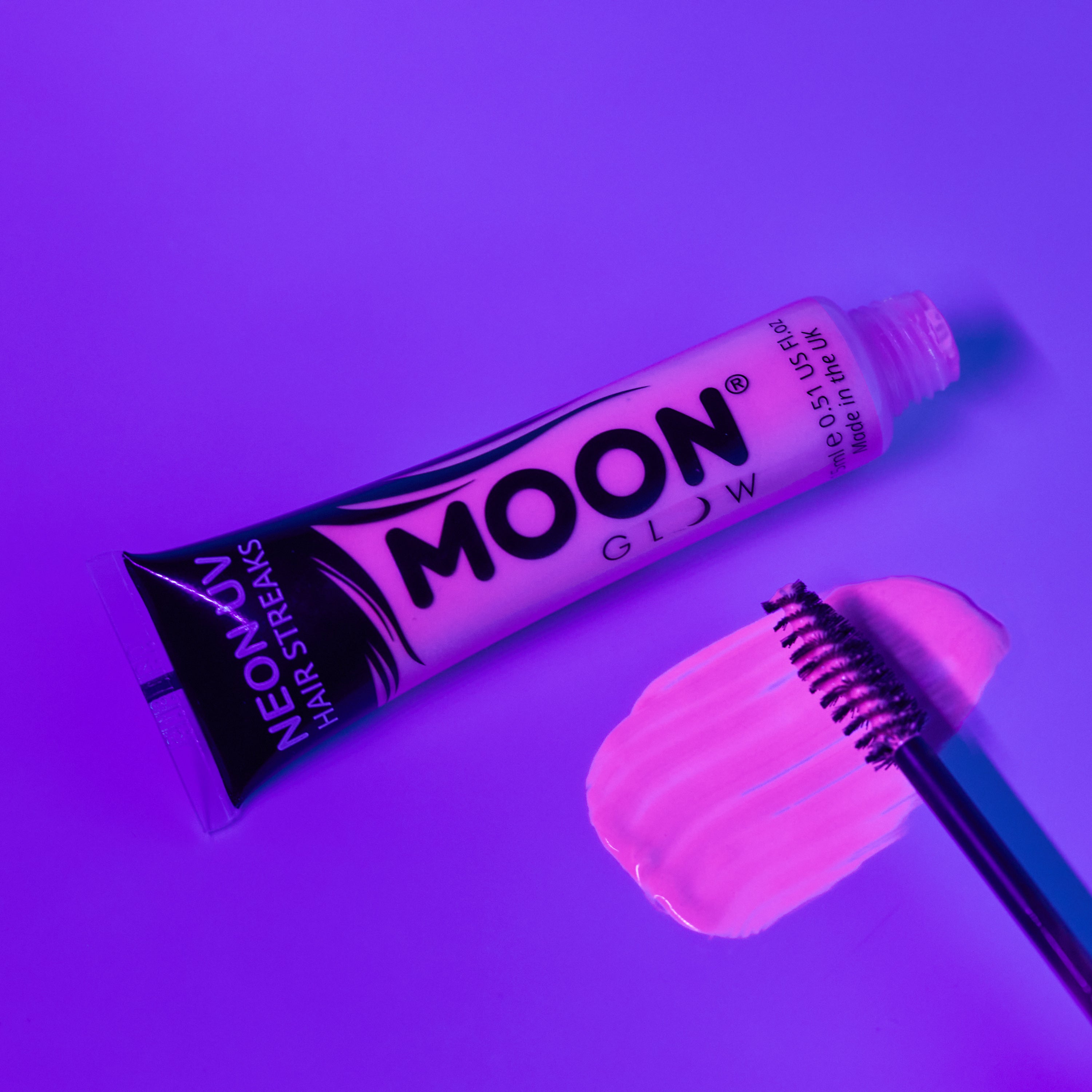 Neon UV Hair Streaks