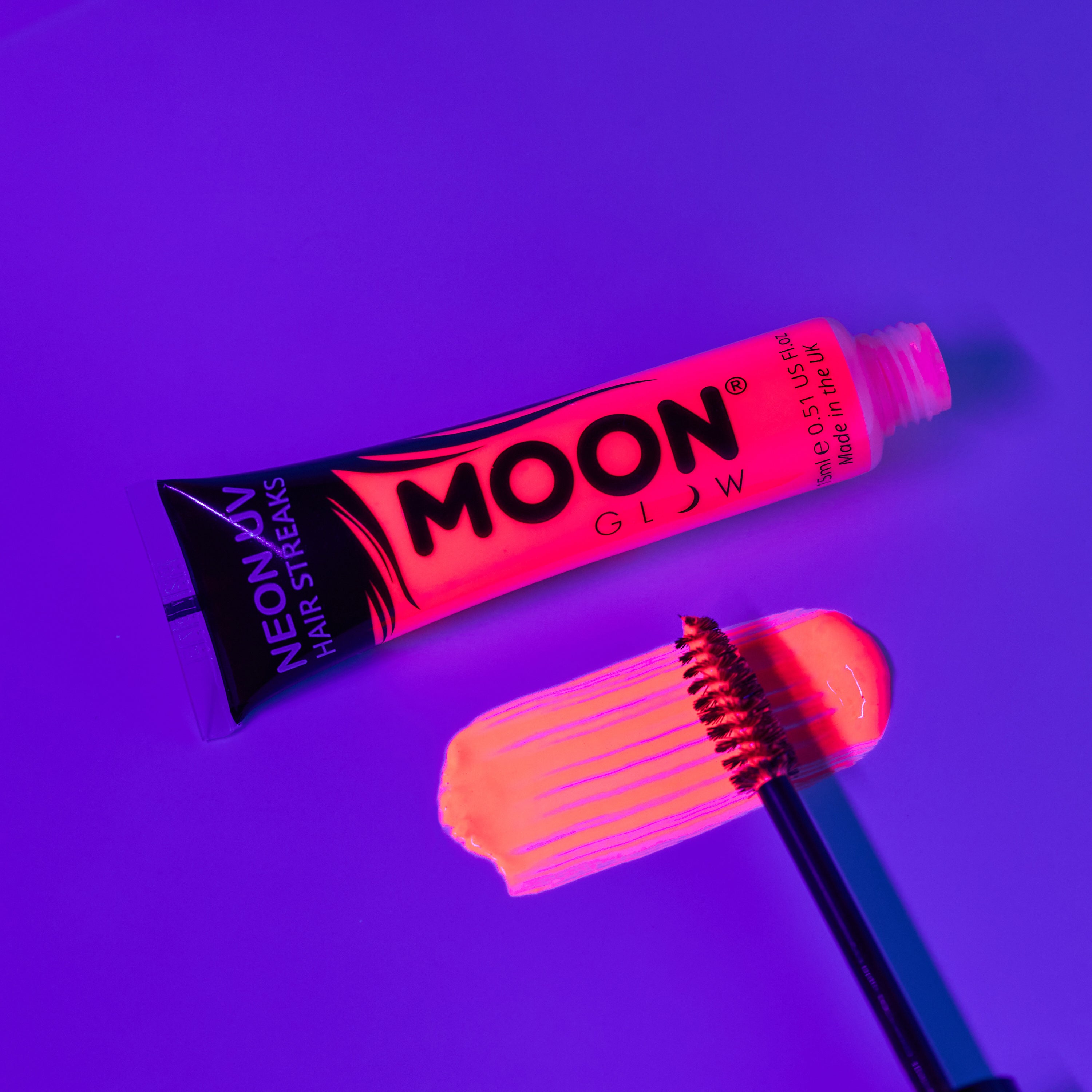 Neon UV Hair Streaks