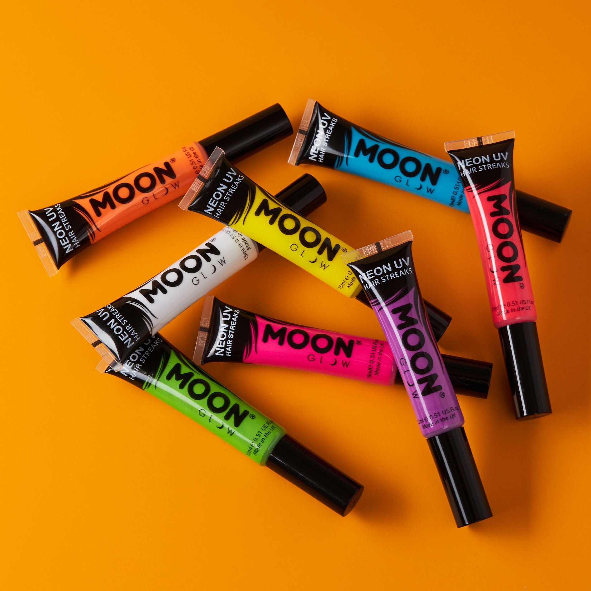 Neon UV Hair Streaks
