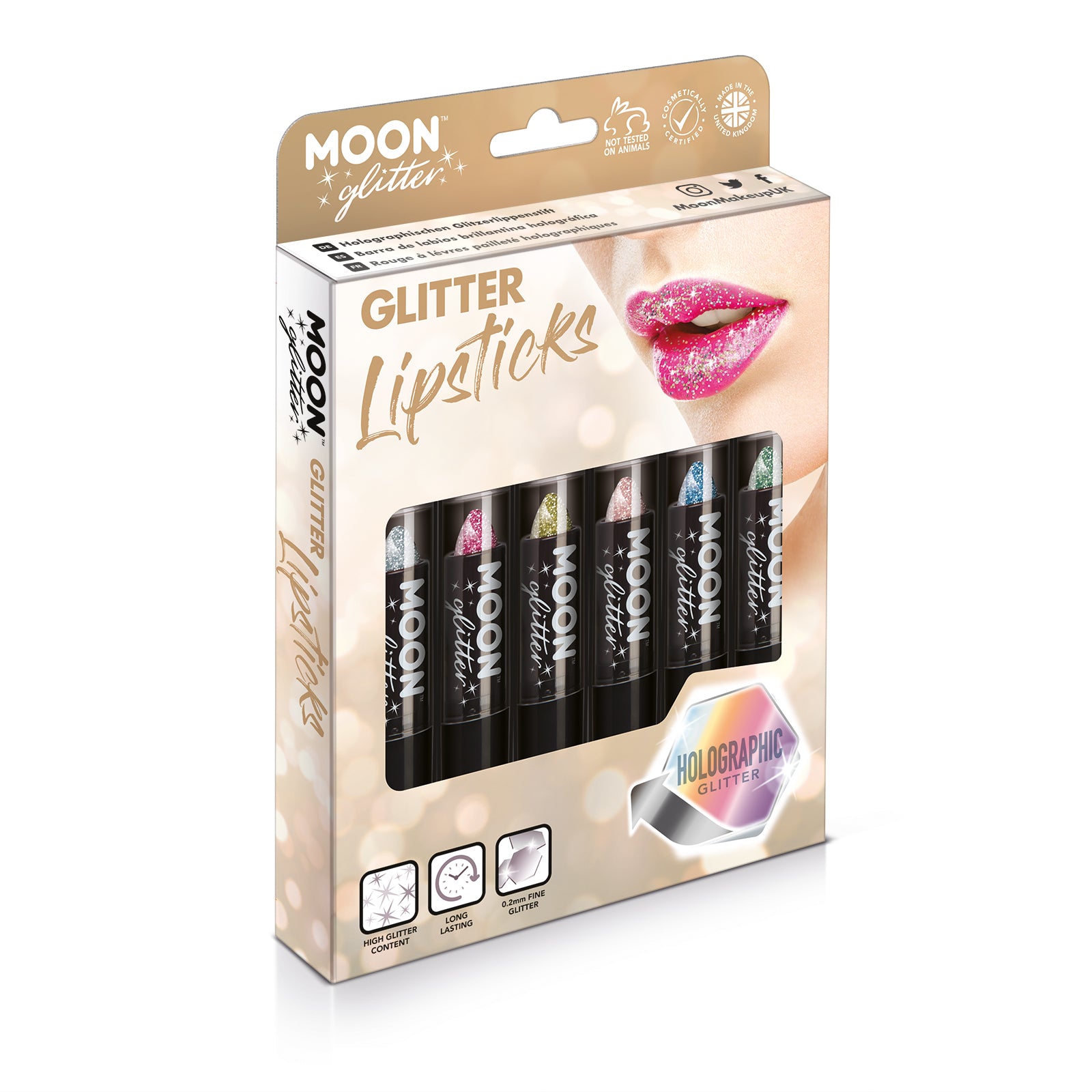 Holographic Glitter Lipstick