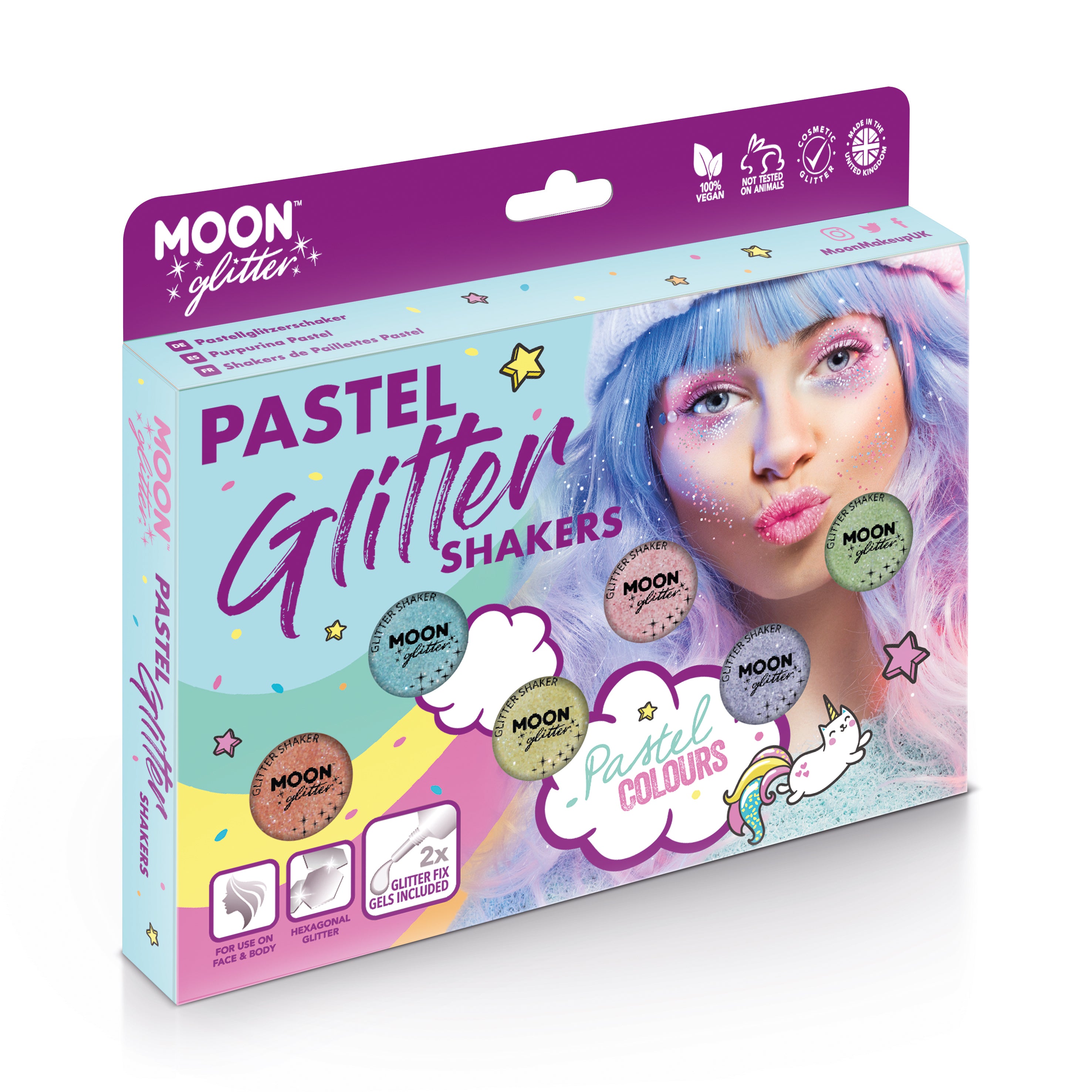Pastel Glitter Shakers