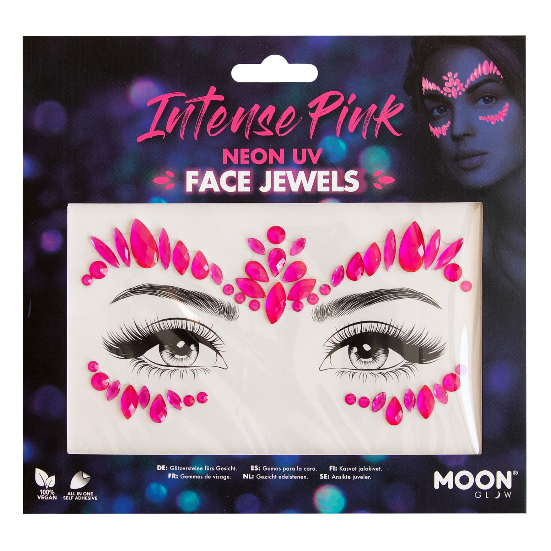 Neon UV Face Jewels
