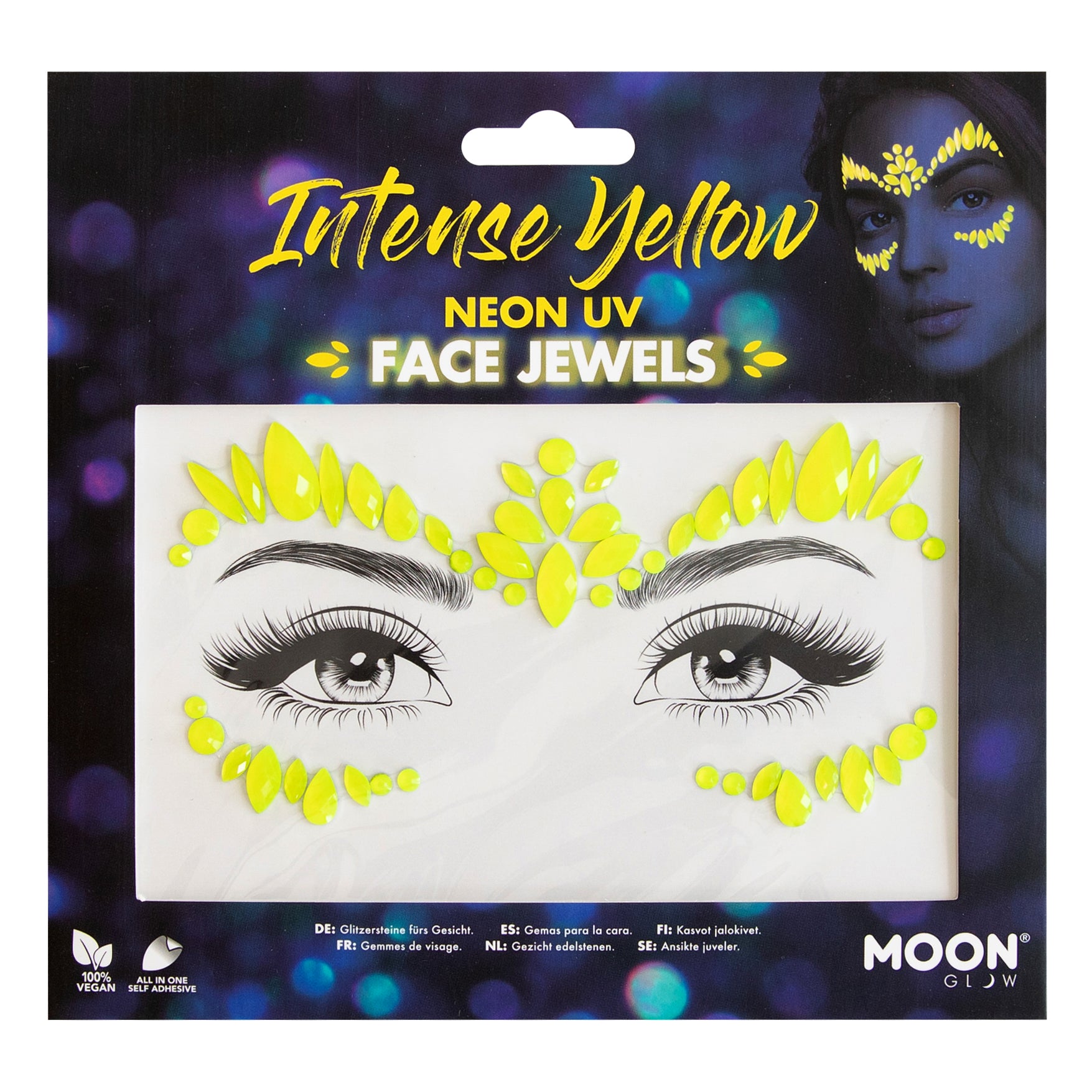 Neon UV Face Jewels