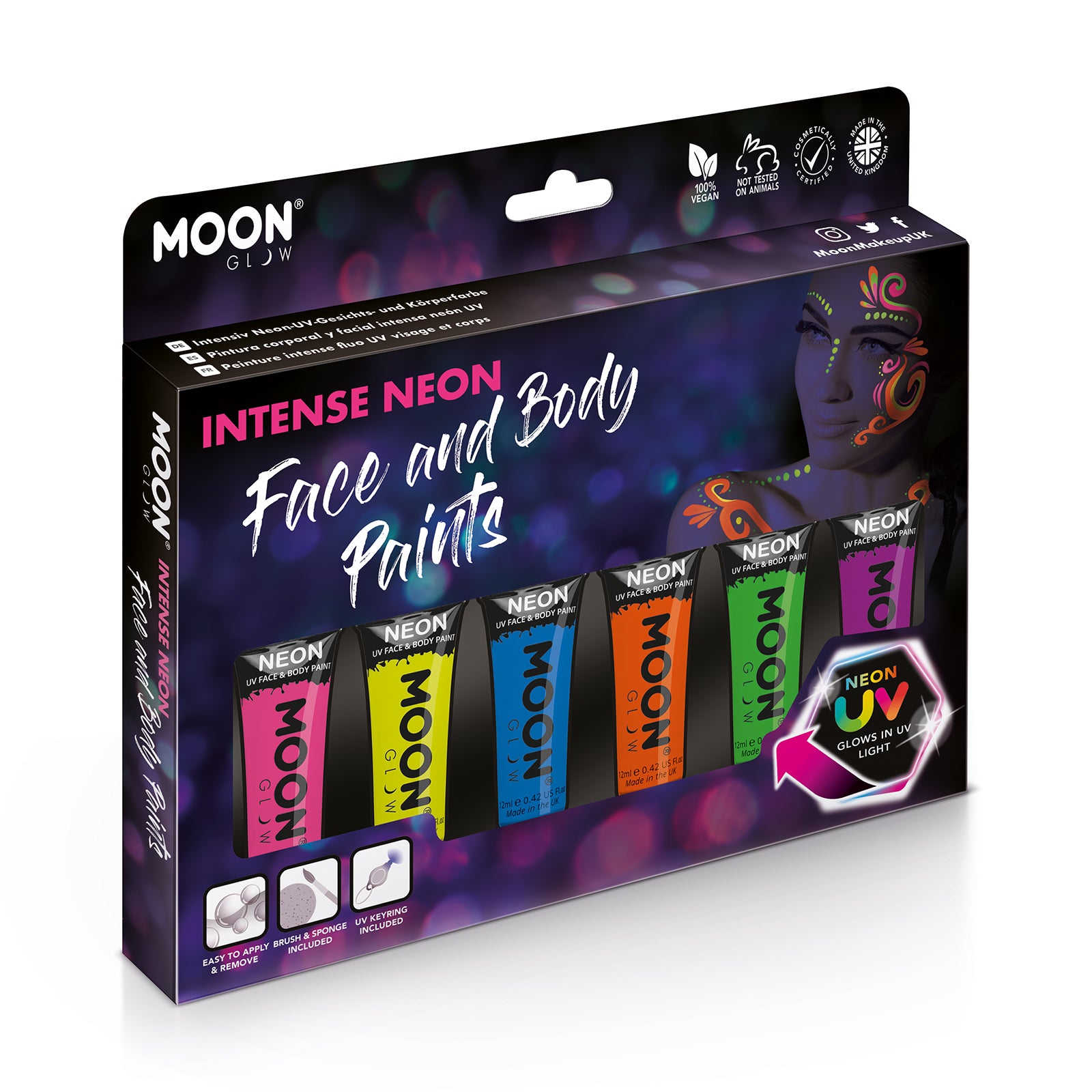 Neon UV Face & Body Paint