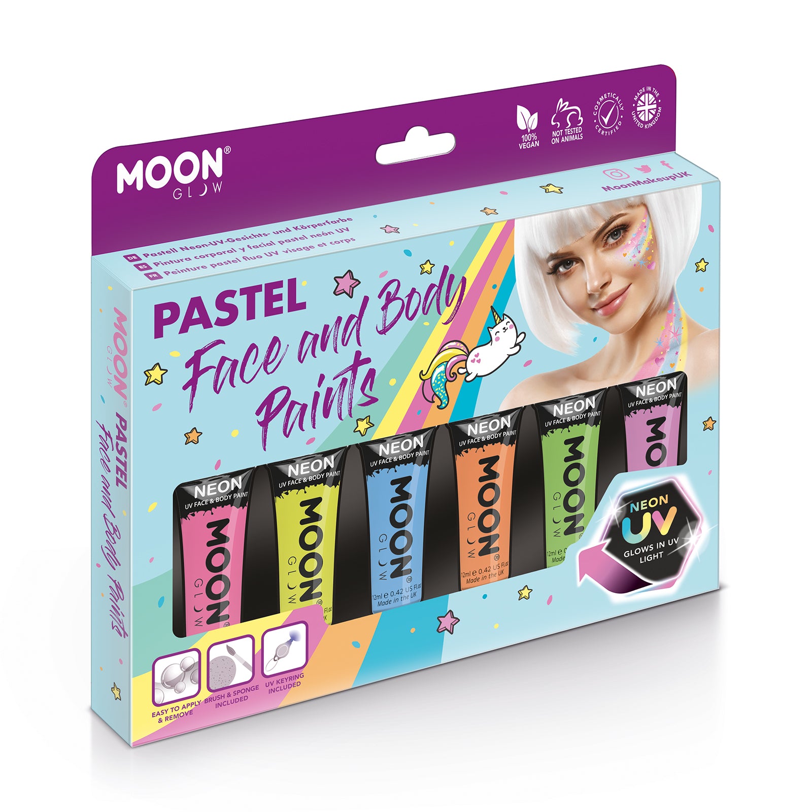 Neon UV Face & Body Paint