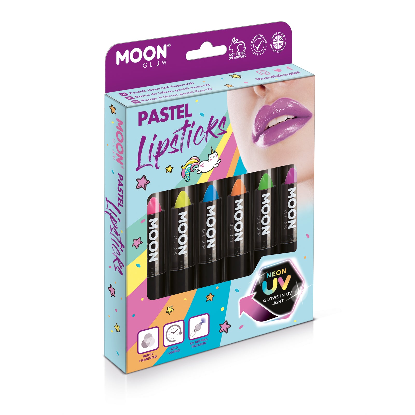 Neon UV Lipstick