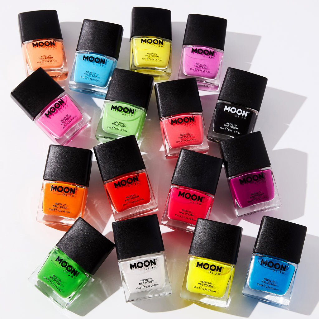 Uv neon hot sale nail polish