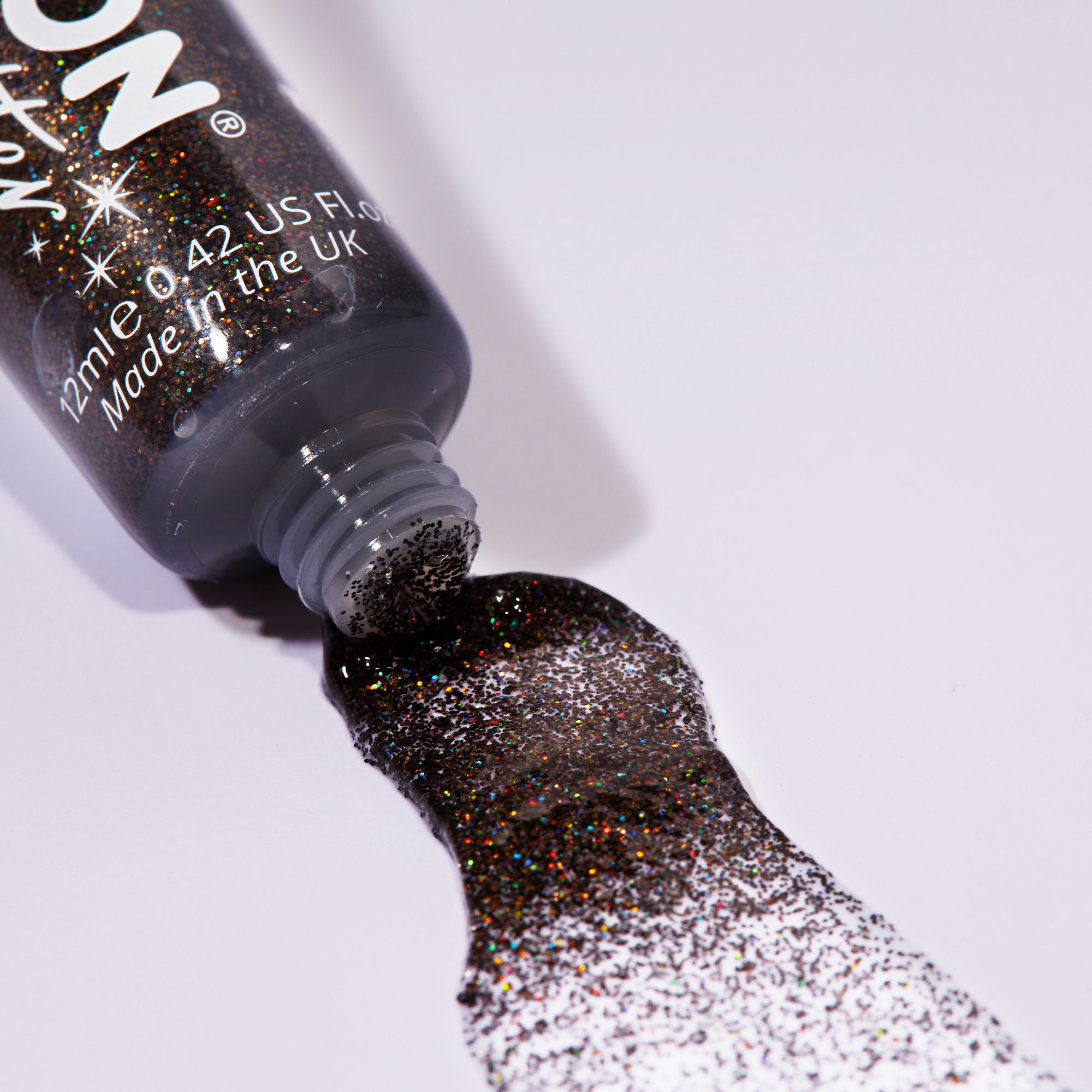 Moon Glitter G05073 Black - Holographic Glitter Shapes, 3G