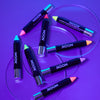 Neon UV Glitter Body Crayons