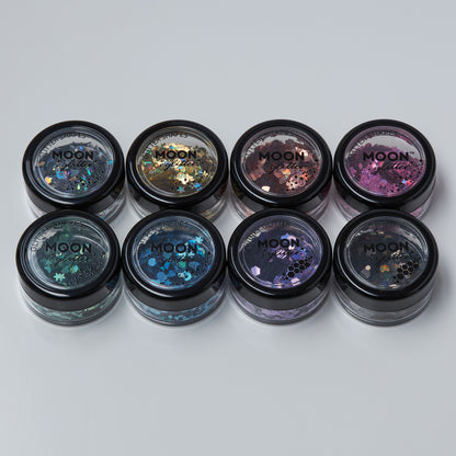 Holographic Glitter Shapes