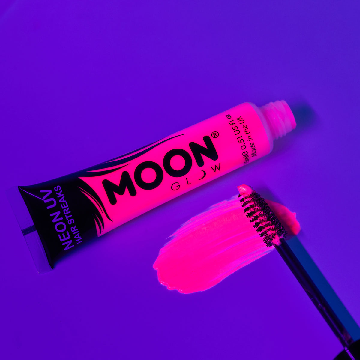 Neon UV Hair Streaks