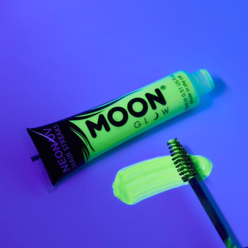 Neon UV Hair Streaks