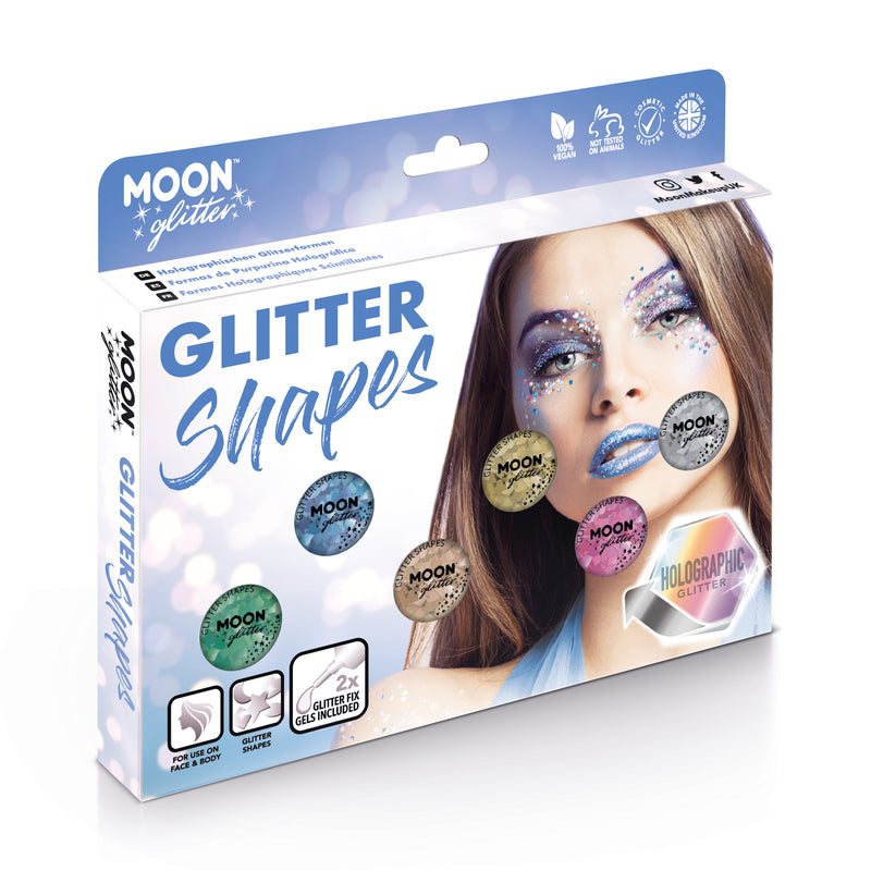 Holographic Glitter Shapes