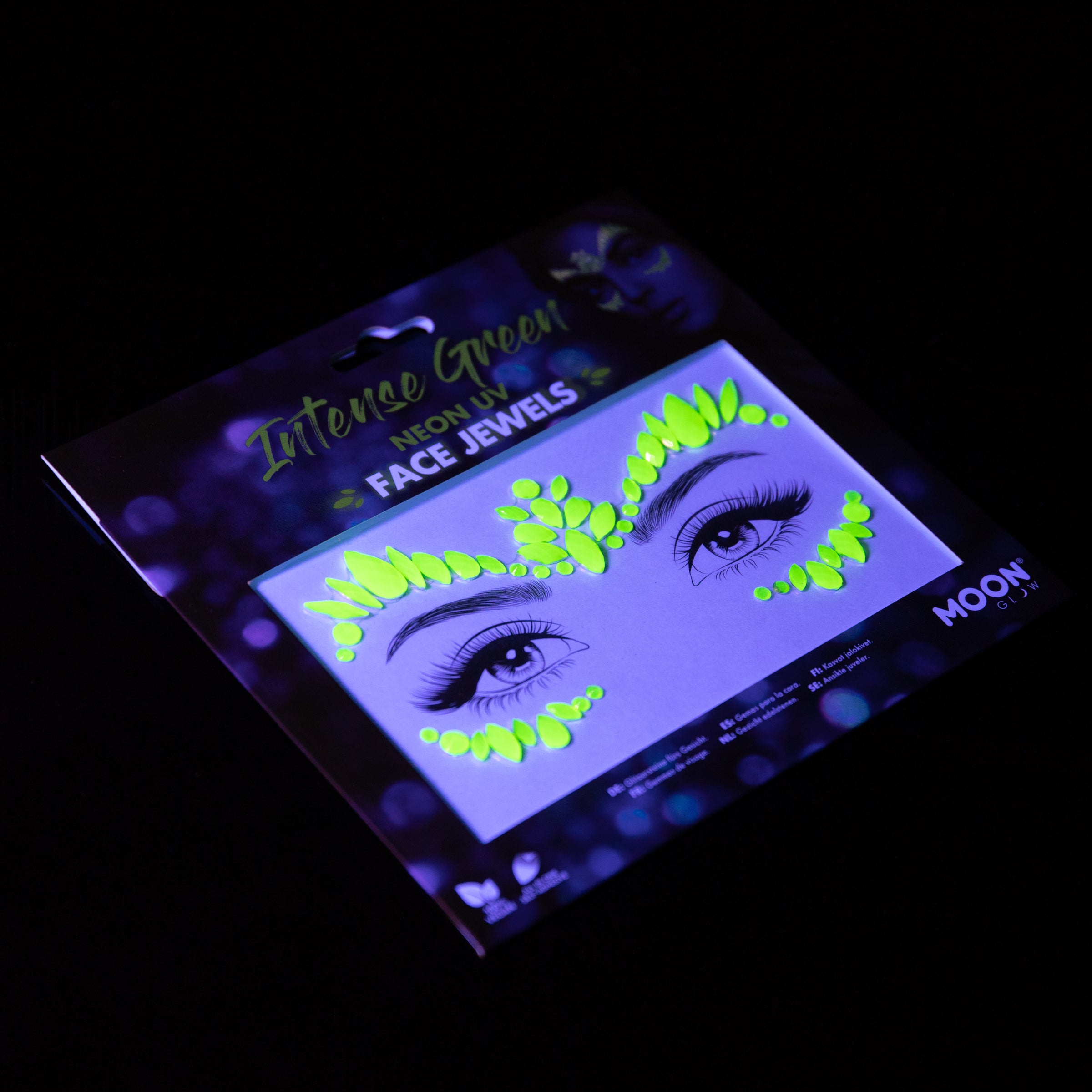 Neon UV Face Jewels by Moon Glow – Moon Creations