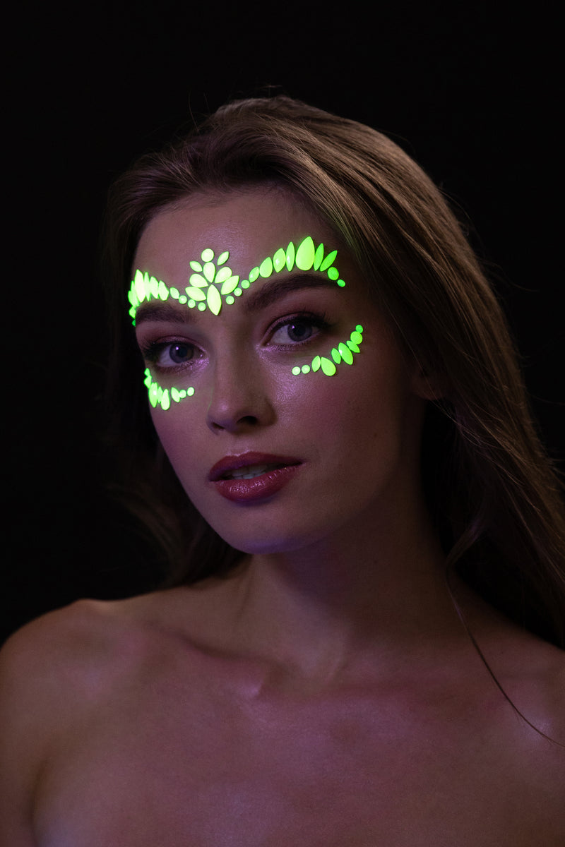 Neon UV Face Jewels