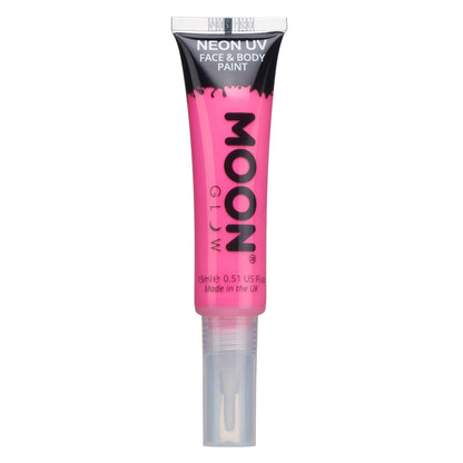 Neon UV Face &amp; Body Paint with Brush Applicator
