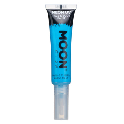 Neon UV Face &amp; Body Paint with Brush Applicator