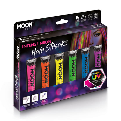 Neon UV Hair Streaks