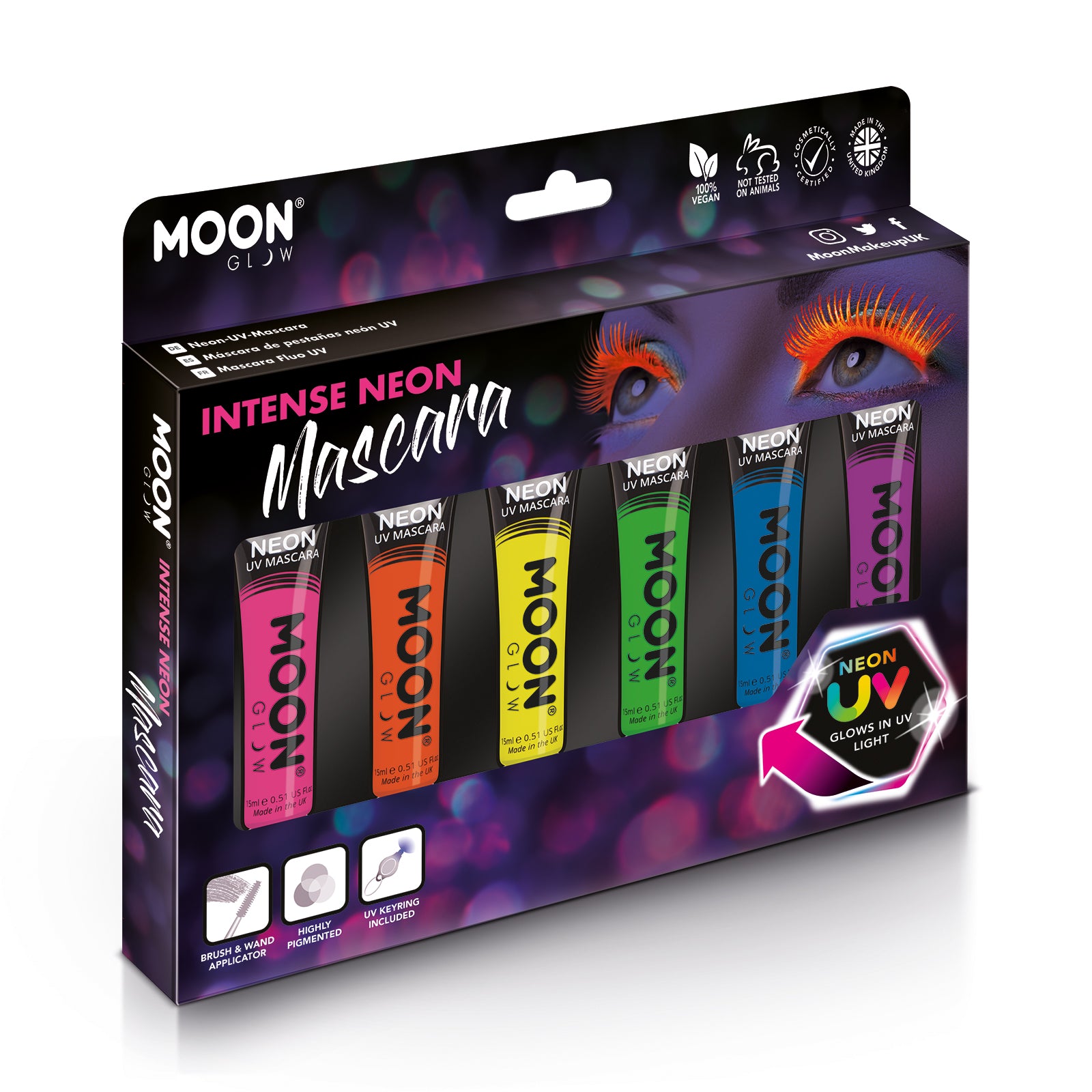 Neon UV Mascara