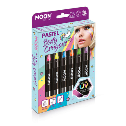 Neon UV Body Crayons