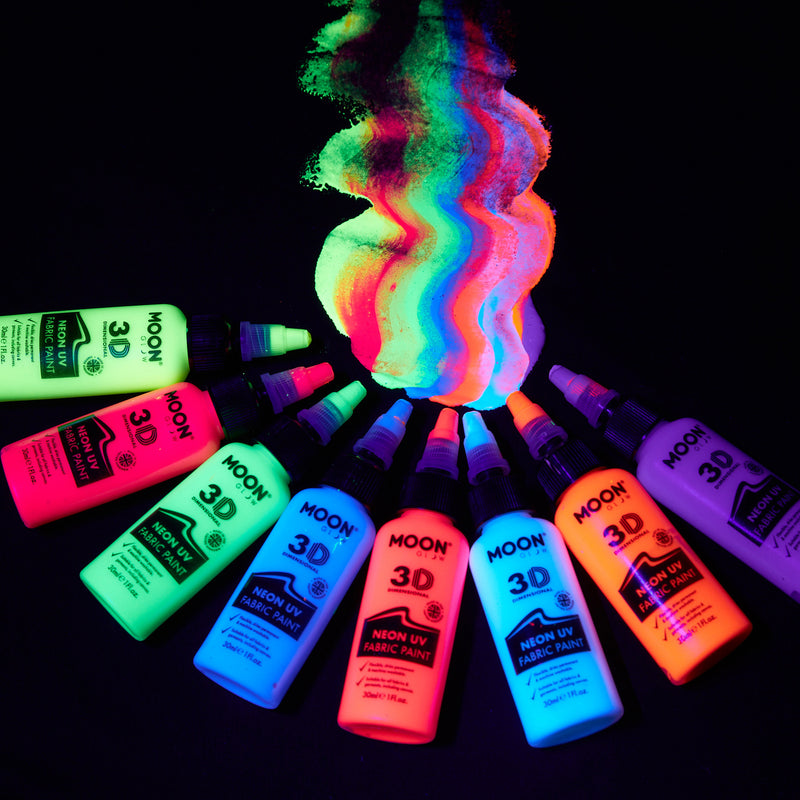 Shop Plaid Fabric Creations™ Neon Black Light Fabric Paint - Pink