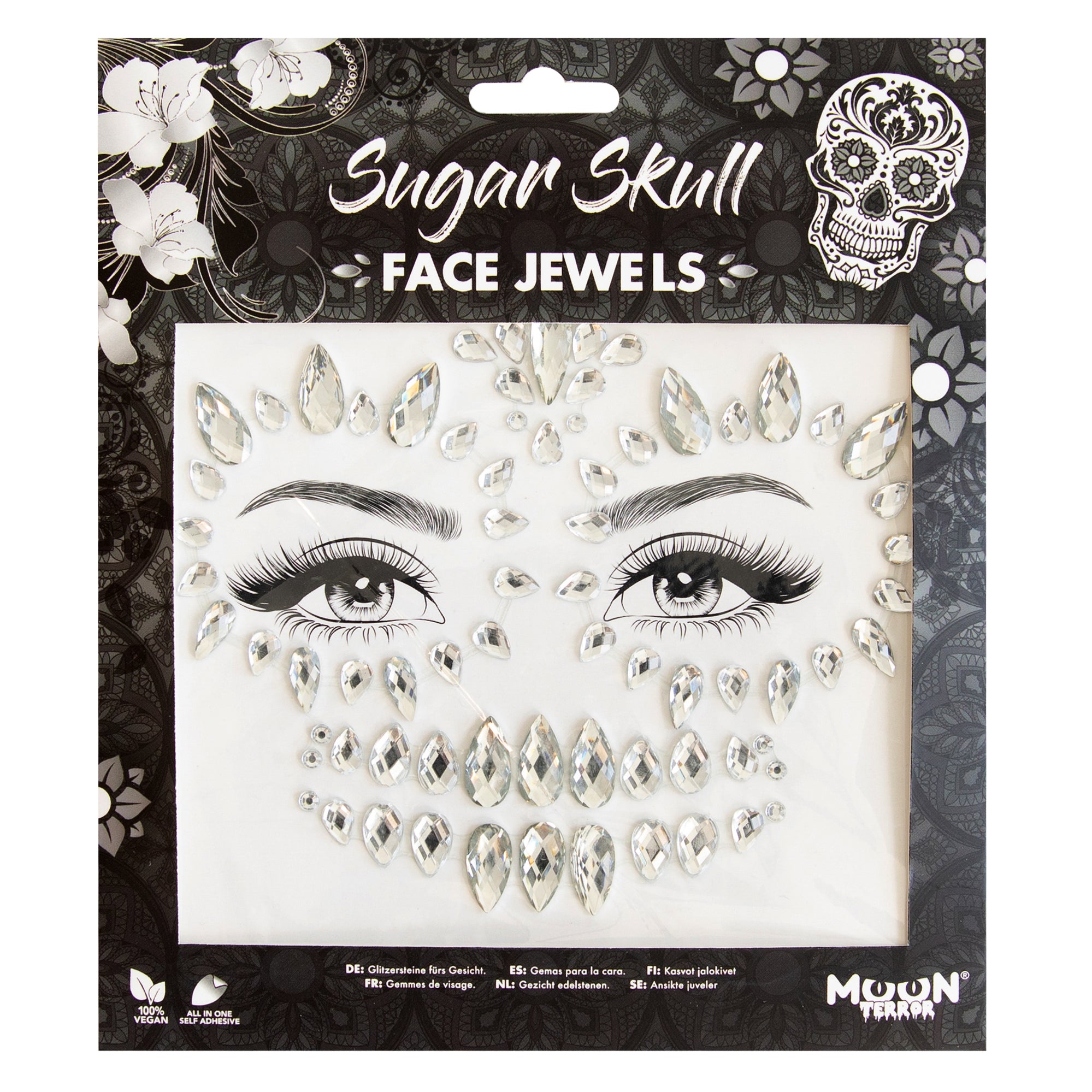 Halloween Face Jewels by Moon Terror Moon Creations